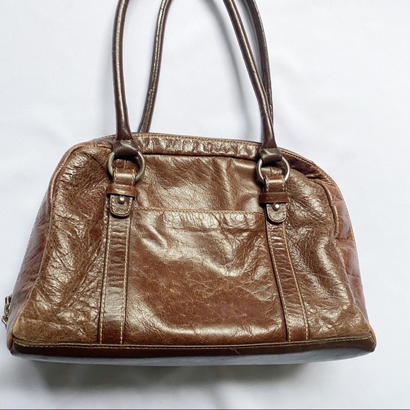 Vintage Giani Bernini Brown Leather bag - Picture 3 of 8